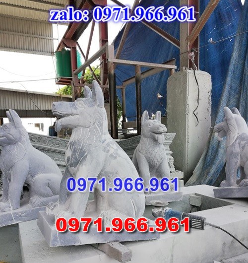 chó đá phong thủy trước nhà, chó đá trấn trạch lăng mộ nhà thờ, chó đá nguyên khối chạm điêu khắc, tượng chó đá cổ trước chùa từ đường miếu,  ngoài chùa, cửa đình, nhà thờ dòng họ gia đình, linh thiêng, được điêu khắc tinh sảo, bằng đá xanh ninh bình, đá thanh hóa, đá trắng, đá vàng, đá thạch anh, đá granite, theo yêu cầu của khách hàng