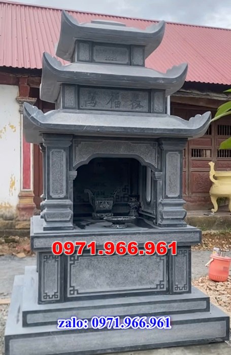 am thờ tro cốt bằng đá tự nhiên nguyên khối ngoài tời phong thủy cho gia đình, am thờ tro cốt đá xanh nhập khẩu cao cấp kích thước chuẩn, am thờ tro cốt bằng đá chạm khắc hoa văn đẹp, chất liệu đá theo yêu cầu của khách hàng