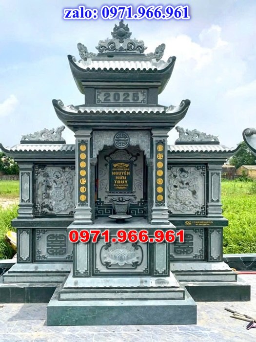 mẫu lăng thờ cho khu lăng mộ gia đình đá tự nhiên nguyên khối đẹp, lăng thờ đá phong thủy cho dòng họ cao cấp, lăng thờ được chạm khắc hoa văn tinh xảo tạo lên sự trang nghiêm cho gia đình, chuyên tư vấn và thiết kế lăng thờ bằng đá theo yêu cầu khách hàng