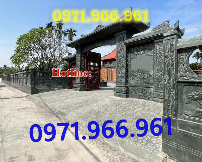 mẫu cổng đá xanh tự nhiên nguyên khối, cổng đá trước nhà thờ từ đường dòng họ, cổng đá tam quan đình làng khu tâm linh chùa, cổng đá hợp phong thủy khu lăng mộ gia đình, cổng đá nhà cổ khu biệt thự theo khách hàng 