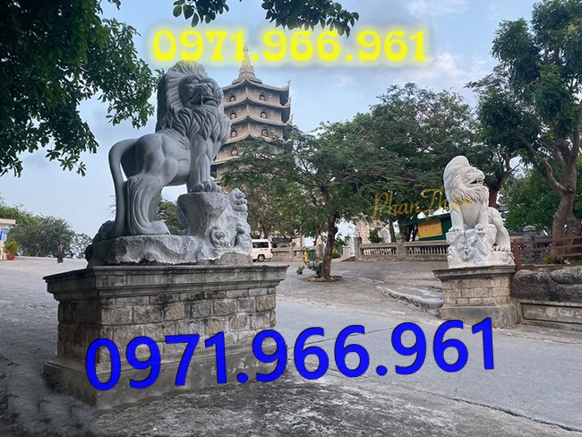 mẫu sư tử đá tự nhiên nguyên khối phong thủy trước cổng, sư bằng đá trắng canh cổng, trấn trạch, sư tử đá xanh trước cổng nhà thờ họ, trấn yểm, sư tử đá vàng canh cổng trước biệt thự cao cấp, sư tử bằng đá được điêu khắc tinh sảo theo yêu cầu khách hàng 