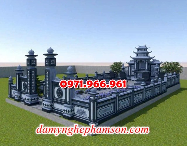 mẫu nghĩa trang nhà mồ cho khu lăng mộ dòng họ, gia đình bằng đá xanh rêu, xanh đen đẹp nhất hiện nay, khu nghĩa trang bằng đá tự nhiên nguyên khối chất lượng cao, khu nghĩa trang nhà mồ đá phong thủy chuẩn tâm linh được chạm khắc hoa văn tinh xảo theo yêu cầu khách hàng