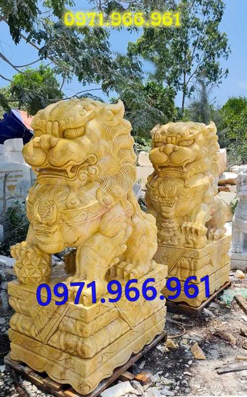 mẫu kỳ lân đá phong thủy canh cổng, kỳ lân đá tự nhiên nguyên khối trấn yểm trước nhà, kỳ lân đá cẩm thạch trước nhà thờ họ, kỳ lân đá biệt thự mang lại tài lộc may mắn cho gia chủ, kỳ lân đá được điêu khắc chạm trổ tinh sảo theo nhu cầu khách hàng