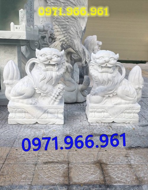 mẫu sư tử đá tự nhiên nguyên khối phong thủy trước cổng, sư bằng đá trắng canh cổng, trấn trạch, sư tử đá xanh trước cổng nhà thờ họ, trấn yểm, sư tử đá vàng canh cổng trước biệt thự cao cấp, sư tử bằng đá được điêu khắc tinh sảo theo yêu cầu khách hàng 