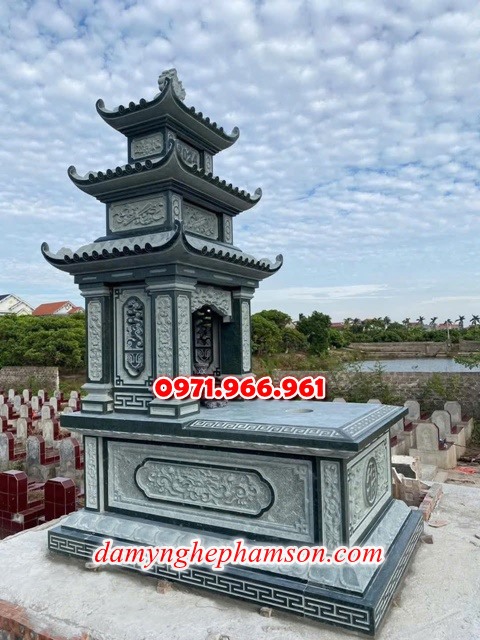 mẫu mộ đá đơn giản nguyên khối, ông bà, cha mẹ, một mái, hai mái, ba mái, mộ đá đơn cao cấp được chạm chổ hao văn tinh xảo theo nhu cầu khách hàng, mộ đơn bằng đá xanh rêu chuẩn phong thủy cho gia đình, mộ đơn không mái bằng đá nhập khẩu cao cấp bền đẹp theo thời gian
