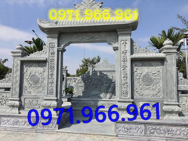 mẫu cổng đá xanh tự nhiên nguyên khối, cổng đá trước nhà thờ từ đường dòng họ, cổng đá tam quan đình làng khu tâm linh chùa, cổng đá hợp phong thủy khu lăng mộ gia đình, cổng đá nhà cổ khu biệt thự theo khách hàng 
