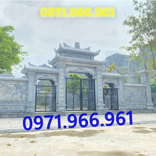 mẫu cổng đá xanh tự nhiên nguyên khối, cổng đá trước nhà thờ từ đường dòng họ, cổng đá tam quan đình làng khu tâm linh chùa, cổng đá hợp phong thủy khu lăng mộ gia đình, cổng đá nhà cổ khu biệt thự theo khách hàng 