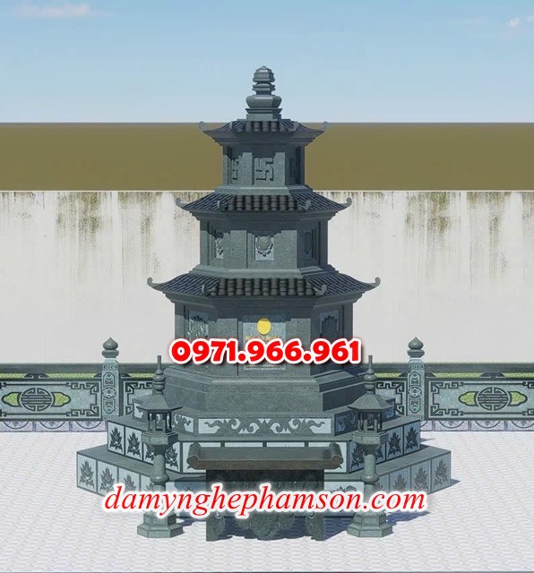 mộ tháp bằng đá để tro cốt ông bà hay cha mẹ, mộ tháp đá xanh rêu nguyên khối được chạm khắc tinh sảo, mộ tháp đá công giáo bằng đá granite nhập khẩu cao cấp, xây mộ tháp đá chuẩn phong thủy mang ý nghĩa tâm linh cho gia đinh bạn, chuyên sản xuất mộ tháp đá theo yêu cầu khách hàng
