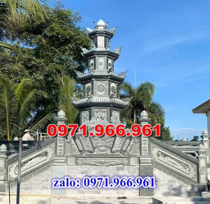mộ tháp bằng đá để tro cốt ông bà hay cha mẹ, mộ tháp đá xanh rêu nguyên khối được chạm khắc tinh sảo, mộ tháp đá công giáo bằng đá granite nhập khẩu cao cấp, xây mộ tháp đá chuẩn phong thủy mang ý nghĩa tâm linh cho gia đinh bạn, chuyên sản xuất mộ tháp đá theo yêu cầu khách hàng