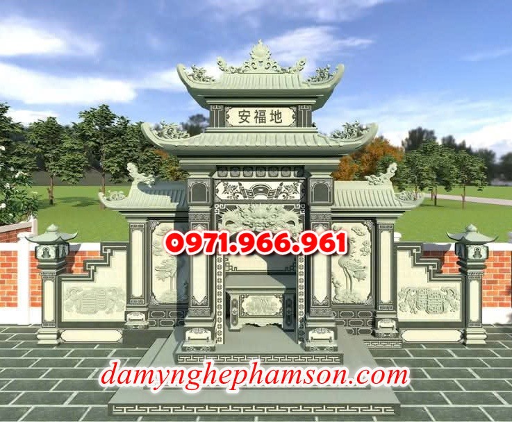 mẫu nghĩa trang nhà mồ cho khu lăng mộ dòng họ, gia đình bằng đá xanh rêu, xanh đen đẹp nhất hiện nay, khu nghĩa trang bằng đá tự nhiên nguyên khối chất lượng cao, khu nghĩa trang nhà mồ đá phong thủy chuẩn tâm linh được chạm khắc hoa văn tinh xảo theo yêu cầu khách hàng