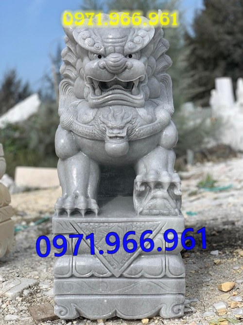 mẫu kỳ lân đá phong thủy canh cổng, kỳ lân đá tự nhiên nguyên khối trấn yểm trước nhà, kỳ lân đá cẩm thạch trước nhà thờ họ, kỳ lân đá biệt thự mang lại tài lộc may mắn cho gia chủ, kỳ lân đá được điêu khắc chạm trổ tinh sảo theo nhu cầu khách hàng