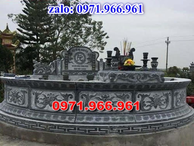 mẫu mộ tròn bằng đá nguyên khối cao cấp cho phần mộ tổ tiên, mộ tròn bằng đá xanh rêu được ưu chuộng nhất hiện nay cho phần mộ gia đình, mộ tròn bằng đá cao cấp chạm khắc hoa văn tinh xảo theo yêu cầu, mộ tròn bằng đá đẹp chuẩn kích thước phong thủy cho ông bà,cha mẹ cao cấp