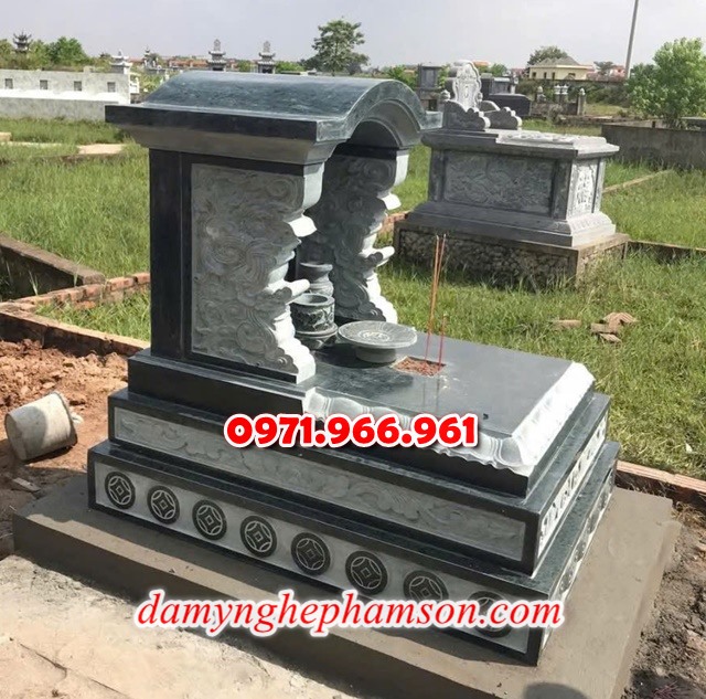 mẫu mộ đá đơn giản nguyên khối, ông bà, cha mẹ, một mái, hai mái, ba mái, mộ đá đơn cao cấp được chạm chổ hao văn tinh xảo theo nhu cầu khách hàng, mộ đơn bằng đá xanh rêu chuẩn phong thủy cho gia đình, mộ đơn không mái bằng đá nhập khẩu cao cấp bền đẹp theo thời gian