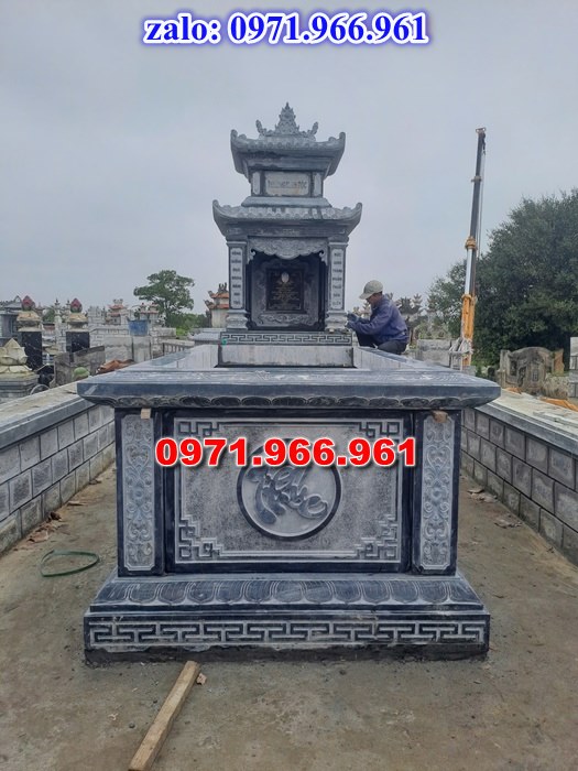 mẫu mộ đá đơn giản nguyên khối, ông bà, cha mẹ, một mái, hai mái, ba mái, mộ đá đơn cao cấp được chạm chổ hao văn tinh xảo theo nhu cầu khách hàng, mộ đơn bằng đá xanh rêu chuẩn phong thủy cho gia đình, mộ đơn không mái bằng đá nhập khẩu cao cấp bền đẹp theo thời gian