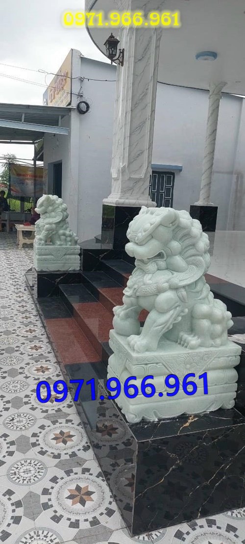mẫu kỳ lân đá phong thủy canh cổng, kỳ lân đá tự nhiên nguyên khối trấn yểm trước nhà, kỳ lân đá cẩm thạch trước nhà thờ họ, kỳ lân đá biệt thự mang lại tài lộc may mắn cho gia chủ, kỳ lân đá được điêu khắc chạm trổ tinh sảo theo nhu cầu khách hàng