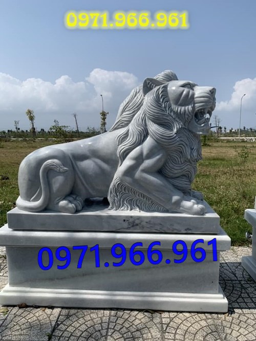 mẫu sư tử đá tự nhiên nguyên khối phong thủy trước cổng, sư bằng đá trắng canh cổng, trấn trạch, sư tử đá xanh trước cổng nhà thờ họ, trấn yểm, sư tử đá vàng canh cổng trước biệt thự cao cấp, sư tử bằng đá được điêu khắc tinh sảo theo yêu cầu khách hàng 