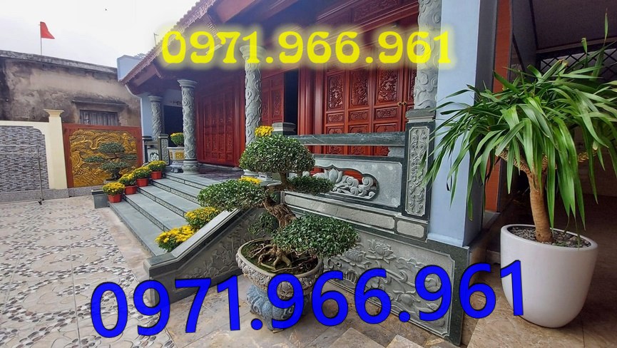 mẫu cột đá tự nhiên nguyên khối trước hiên nhà gia đình, nhà thờ, cột đá xanh đen phong thủy trước nhà thờ dòng họ, cột đá nhà gỗ chạm khắc hoa văn tinh sảo, cột đá đồng trụ, sân vườn, cột đá đình chùa bền vững cho khách hàng
