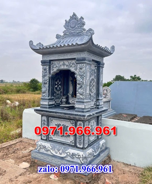 am thờ tro cốt bằng đá tự nhiên nguyên khối ngoài tời phong thủy cho gia đình, am thờ tro cốt đá xanh nhập khẩu cao cấp kích thước chuẩn, am thờ tro cốt bằng đá chạm khắc hoa văn đẹp, chất liệu đá theo yêu cầu của khách hàng