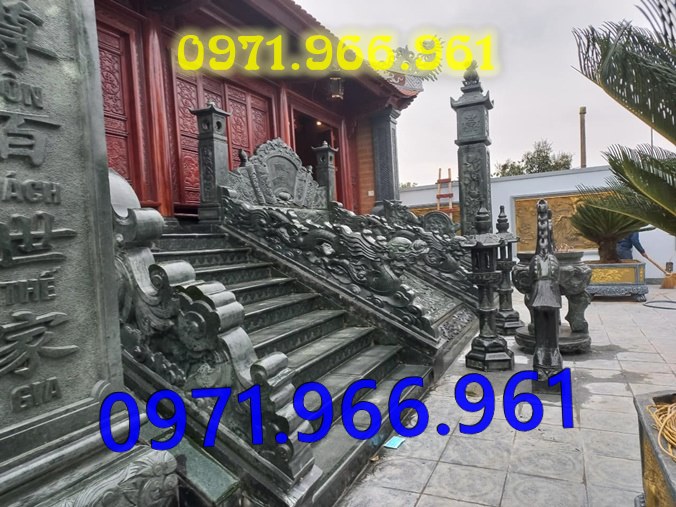 mẫu tượng rồng đá nguyên khối phong thủy trước nhà thờ họ, gia đình, rồng đá xanh ninh bình được điêu khắc thủ công trước cổng, rồng đá phong thủy trước sân vườn, khu tâm linh, rồng đá tự nhiên trước cổng khu lăng mộ, và những nơi trang nghiêm