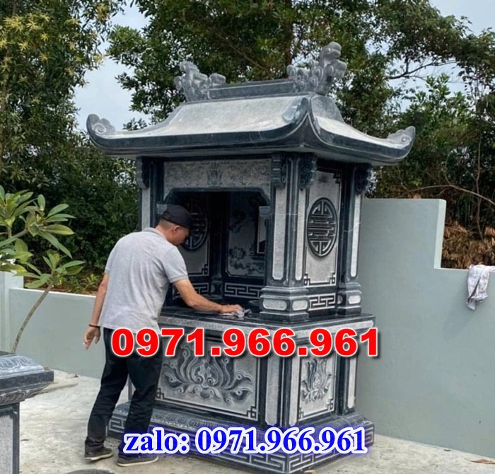 miếu thờ bằng đá tự nhiên nguyên khối thờ thần linh ngoài trời trước nhà, miếu thờ sân vườn phong thủy, trấn trạch, các công trình tâm linh, miếu thờ trước dòng họ gia đình bằng đá xanh ninh bình, miếu thờ được điêu khắc hoa văn tinh sảo theo nhu cầu khách hàng