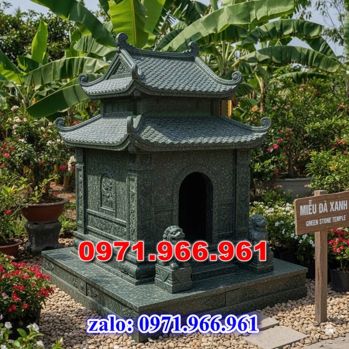 am thờ tro cốt bằng đá tự nhiên nguyên khối ngoài tời phong thủy cho gia đình, am thờ tro cốt đá xanh nhập khẩu cao cấp kích thước chuẩn, am thờ tro cốt bằng đá chạm khắc hoa văn đẹp, chất liệu đá theo yêu cầu của khách hàng