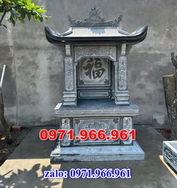 am thờ tro cốt bằng đá tự nhiên nguyên khối ngoài tời phong thủy cho gia đình, am thờ tro cốt đá xanh nhập khẩu cao cấp kích thước chuẩn, am thờ tro cốt bằng đá chạm khắc hoa văn đẹp, chất liệu đá theo yêu cầu của khách hàng
