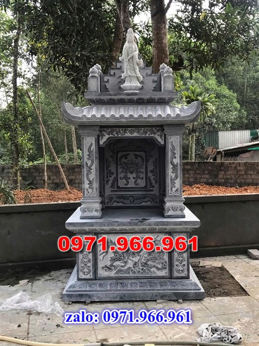 miếu thờ bằng đá tự nhiên nguyên khối thờ thần linh ngoài trời trước nhà, miếu thờ sân vườn phong thủy, trấn trạch, các công trình tâm linh, miếu thờ trước dòng họ gia đình bằng đá xanh ninh bình, miếu thờ được điêu khắc hoa văn tinh sảo theo nhu cầu khách hàng 