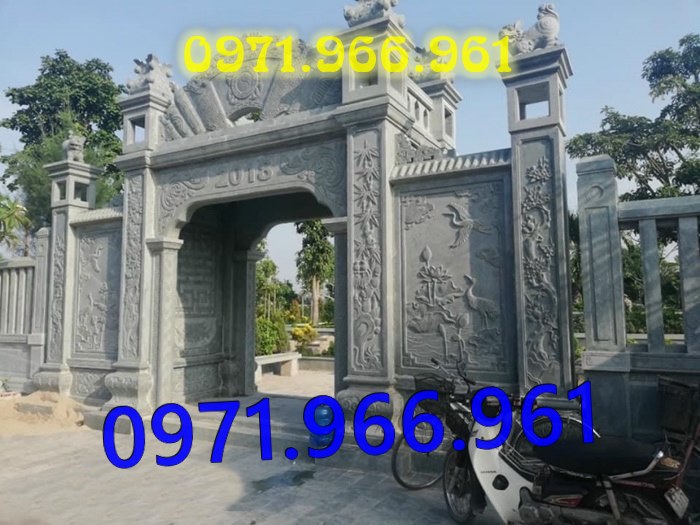 mẫu cổng đá xanh tự nhiên nguyên khối, cổng đá trước nhà thờ từ đường dòng họ, cổng đá tam quan đình làng khu tâm linh chùa, cổng đá hợp phong thủy khu lăng mộ gia đình, cổng đá nhà cổ khu biệt thự theo khách hàng 