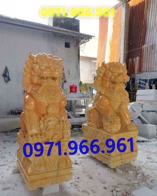 mẫu kỳ lân đá phong thủy canh cổng, kỳ lân đá tự nhiên nguyên khối trấn yểm trước nhà, kỳ lân đá cẩm thạch trước nhà thờ họ, kỳ lân đá biệt thự mang lại tài lộc may mắn cho gia chủ, kỳ lân đá được điêu khắc chạm trổ tinh sảo theo nhu cầu khách hàng