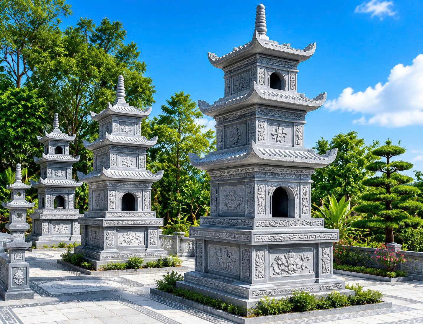 mẫu mộ đôi bằng đá tự nhiên nguyên khối để tro cốt ông bà hay cha mẹ cao cấp, mộ đôi cải táng, hỏa táng bằng đá xanh ấn độ nhập khẩu, mẫu mộ đôi vợ chồng được chạm khắc hoa văn tinh xảo bền đẹp, mẫu mộ đôi bằng đá đẹp hợp phong thủy theo yêu cầu khách hàng