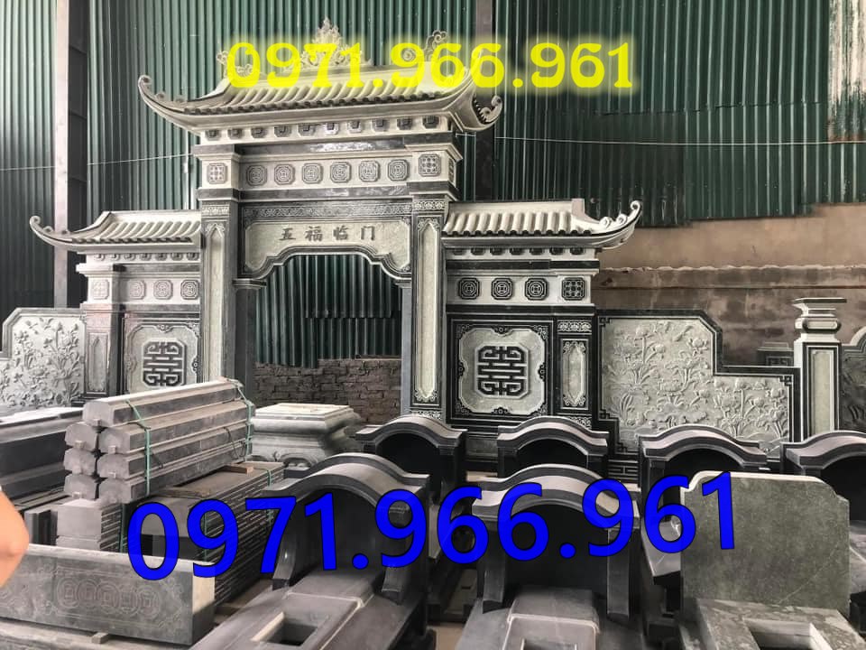 mẫu cổng đá xanh tự nhiên nguyên khối, cổng đá trước nhà thờ từ đường dòng họ, cổng đá tam quan đình làng khu tâm linh chùa, cổng đá hợp phong thủy khu lăng mộ gia đình, cổng đá nhà cổ khu biệt thự theo khách hàng 
