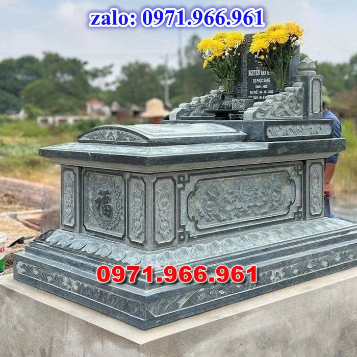 mẫu mộ đôi bằng đá tự nhiên nguyên khối để tro cốt ông bà hay cha mẹ cao cấp, mộ đôi cải táng, hỏa táng bằng đá xanh ấn độ nhập khẩu, mẫu mộ đôi vợ chồng được chạm khắc hoa văn tinh xảo bền đẹp, mẫu mộ đôi bằng đá đẹp hợp phong thủy theo yêu cầu khách hàng