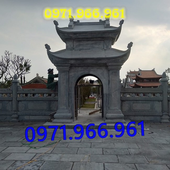 mẫu cổng đá xanh tự nhiên nguyên khối, cổng đá trước nhà thờ từ đường dòng họ, cổng đá tam quan đình làng khu tâm linh chùa, cổng đá hợp phong thủy khu lăng mộ gia đình, cổng đá nhà cổ khu biệt thự theo khách hàng 