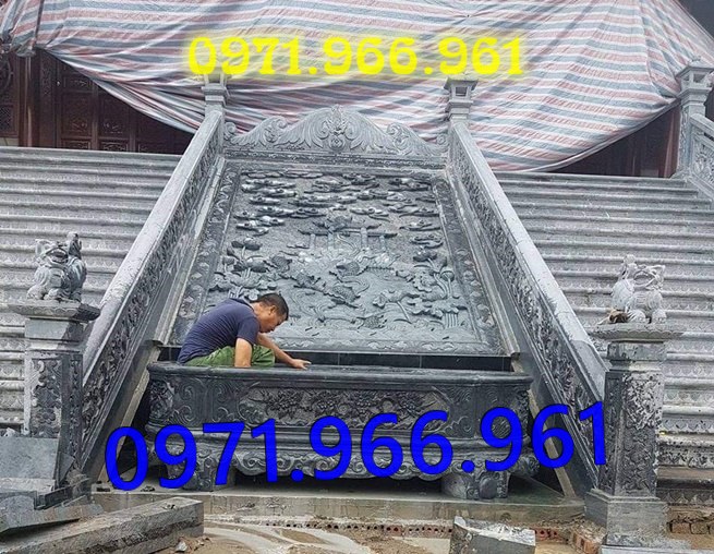 mẫu tượng rồng đá nguyên khối phong thủy trước nhà thờ họ, gia đình, rồng đá xanh ninh bình được điêu khắc thủ công trước cổng, rồng đá phong thủy trước sân vườn, khu tâm linh, rồng đá tự nhiên trước cổng khu lăng mộ, và những nơi trang nghiêm