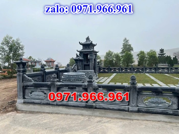 mẫu nghĩa trang nhà mồ cho khu lăng mộ dòng họ, gia đình bằng đá xanh rêu, xanh đen đẹp nhất hiện nay, khu nghĩa trang bằng đá tự nhiên nguyên khối chất lượng cao, khu nghĩa trang nhà mồ đá phong thủy chuẩn tâm linh được chạm khắc hoa văn tinh xảo theo yêu cầu khách hàng