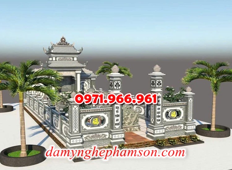 mẫu nghĩa trang nhà mồ cho khu lăng mộ dòng họ, gia đình bằng đá xanh rêu, xanh đen đẹp nhất hiện nay, khu nghĩa trang bằng đá tự nhiên nguyên khối chất lượng cao, khu nghĩa trang nhà mồ đá phong thủy chuẩn tâm linh được chạm khắc hoa văn tinh xảo theo yêu cầu khách hàng